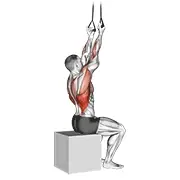 band fixed back underhand pulldown demonstration